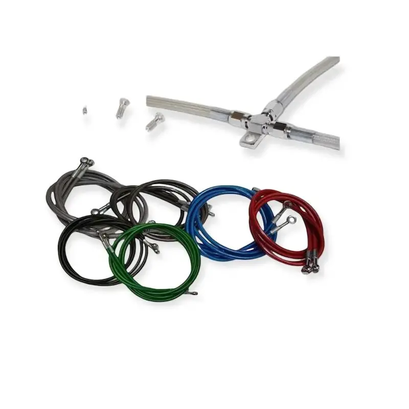 Haute Qualité KIT DURITES FREIN AVANT AVIATION AVEC T ROUGE KAWA KFX / LTZ 400