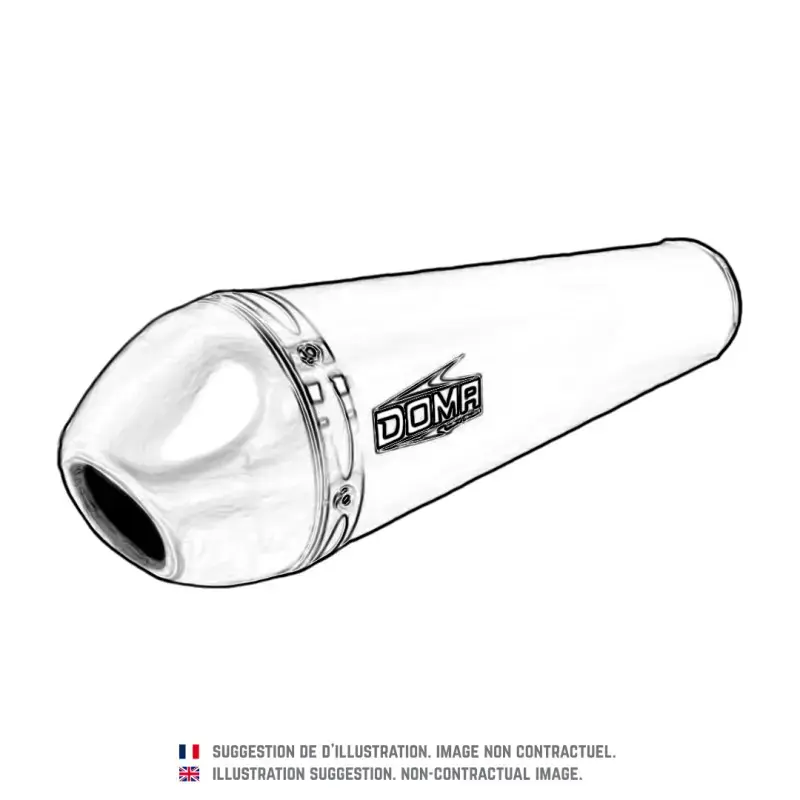 Produit De Marque Silencieux 4 temps pour POLARIS OUTLAW 450 (08-09) Aluminium