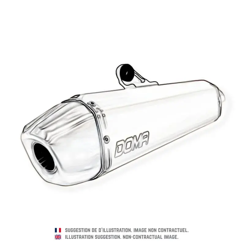 Silencieux 4 temps pour YAMAHA YZF 450 (20-22) ACS Retour Gratuit