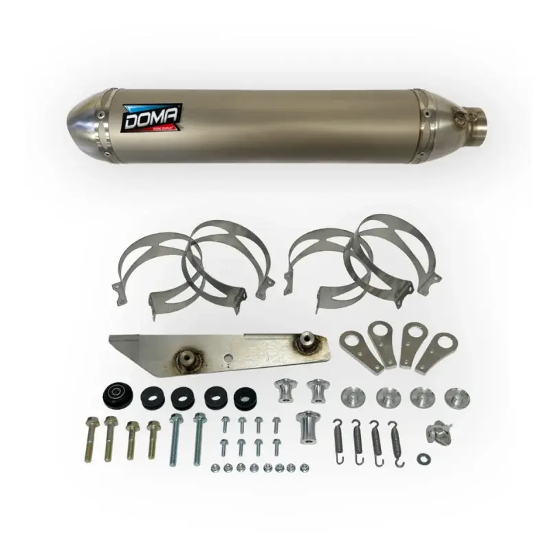 Nouvel Arrivage Paire de Silencieux pour YAMAHA RAPTOR 700 (15-26) Aluminium, embout inox (Twin)