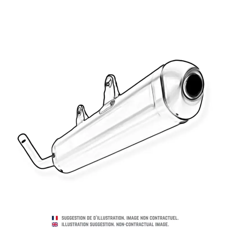 Silencieux 2 temps pour HONDA CR 250 (97-99) Enduro Solde