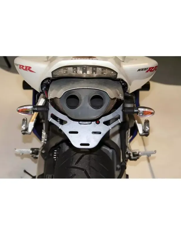 Support de plaque R&G RACING noir Honda CBR600RR/1000RR Fireblade Commander Vite