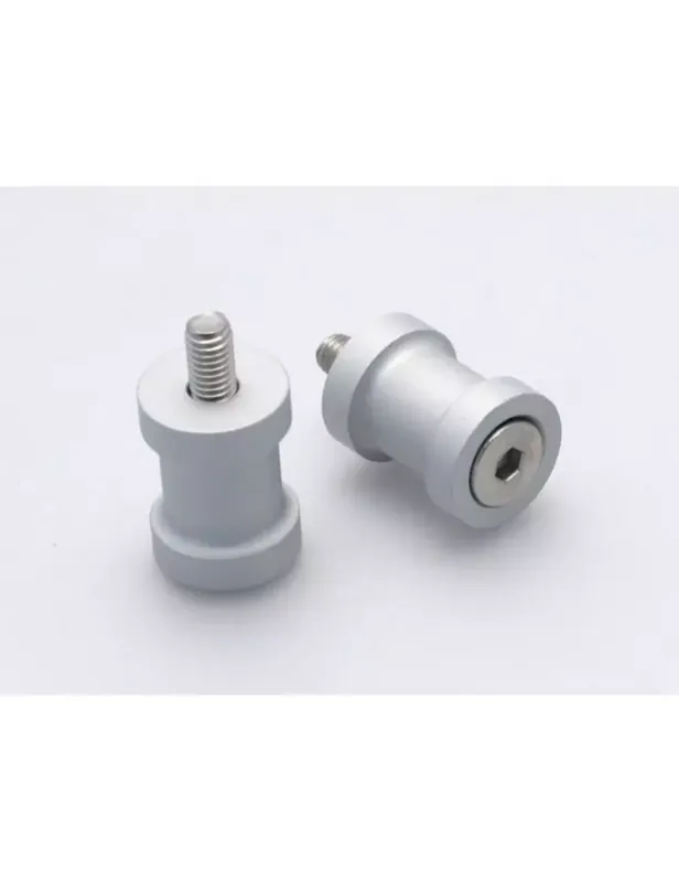 Vente Flash Pions de bras oscillant R&G RACING M6 argent