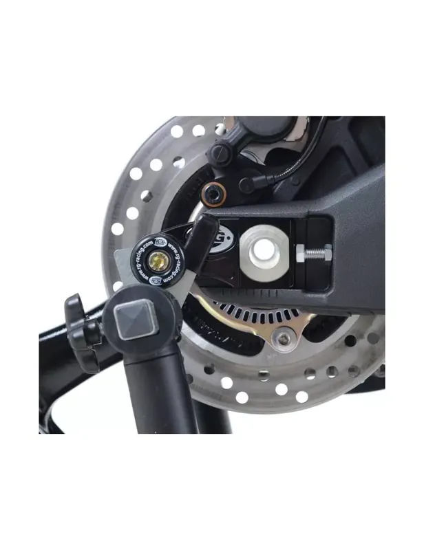 Pions de bras oscillant déportés R&G RACING avec platine noir Kawasaki ZX-10R Achat Immédiat