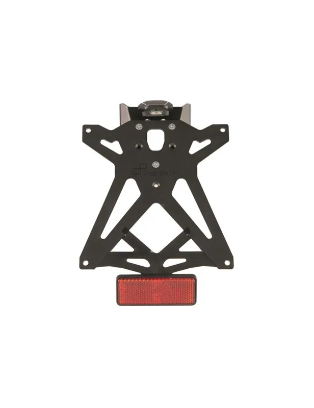 Kit support de plaque réglable LIGHTECH noir Kawasaki Ninja ZX-6R Dernier Modèle