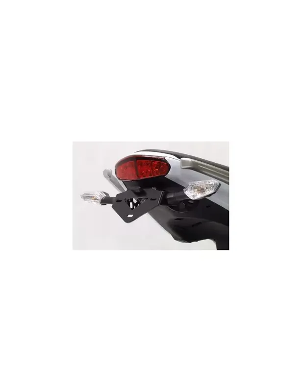Bon Marché Support de plaque R&G RACING noir Kawasaki ER-6 F/N