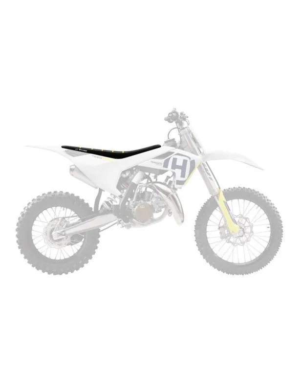 Housse de selle BLACKBIRD Zebra noir/jaune Husqvarna TC85 Paiement Sécurisé