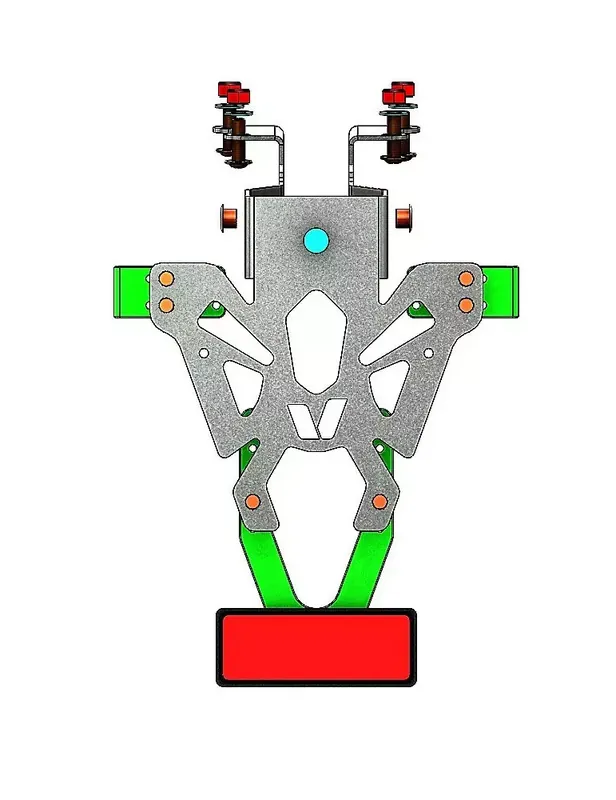 Support de plaque V PARTS noir Yamaha MT-07 Prix Promo