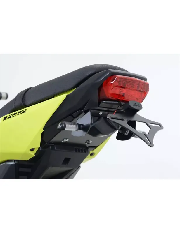 Super Prix Support de plaque R&G RACING noir compatible micro clignotants Honda MSX125