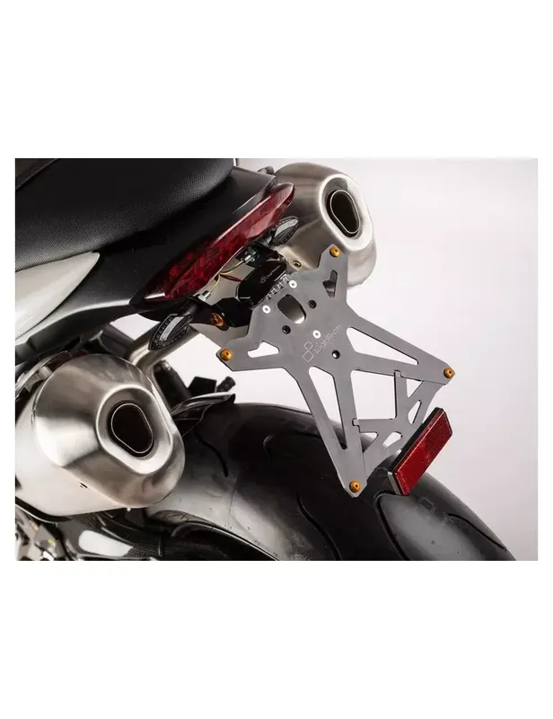 Dernière Chance Support de plaque réglable LIGHTECH noir Triumph SPEED TRIPLE 1050