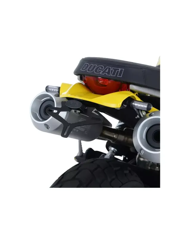 Super Prix Support de plaque R&G RACING noir Ducati Scrambler 1100