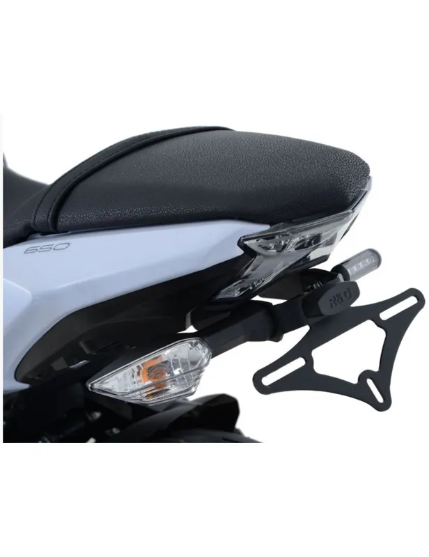 Support de plaque R&G RACING noir Kawasaki Z650 Satisfait Ou Remboursé