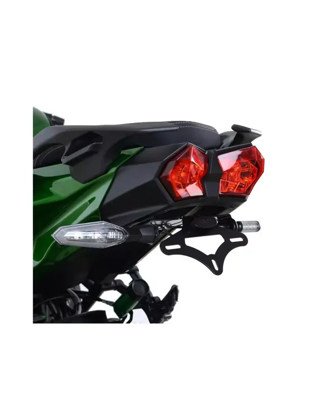 Support de plaque R&G RACING noir Kawasaki H2 SX Paiement Sécurisé