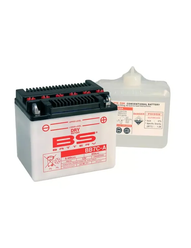 Top Vente Batterie BS BATTERY BB7C-A haute performance livrée avec pack acide