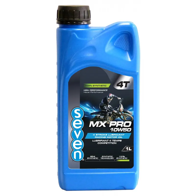 Prix Choc Huile moteur 4 temps compétition SEVEN MX PRO 10W50 - 1L