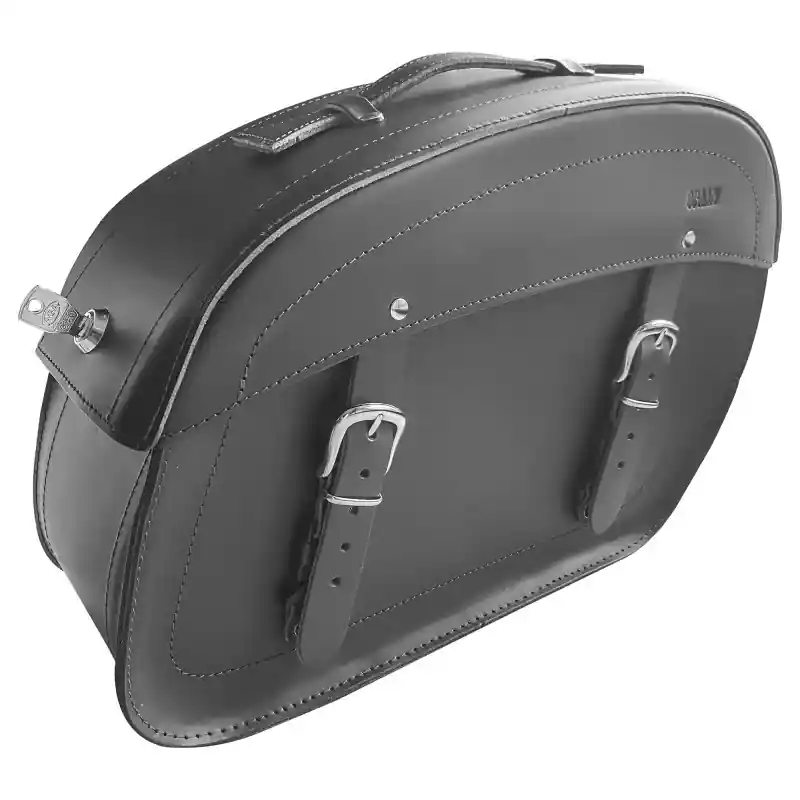 Offre Spéciale Paire De Sacoches Latérales CLASSIC Noir Klick Fix Cuir 40L