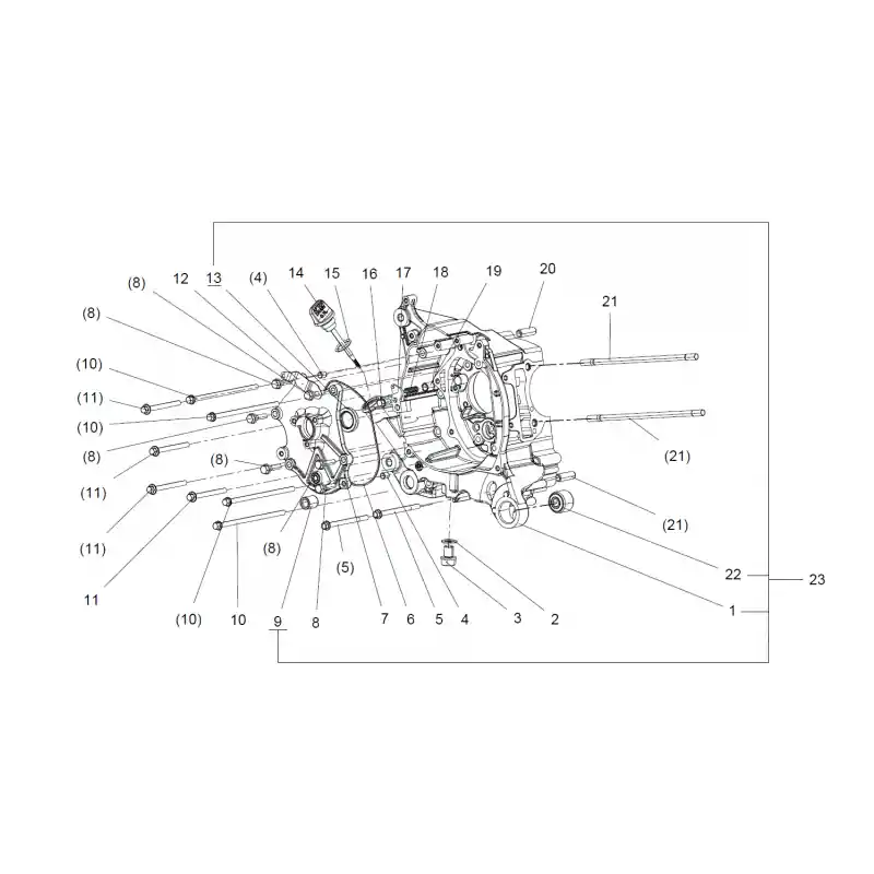 Affaire À Saisir Carter Moteur Droit 5 – VIS M6X80 QJ