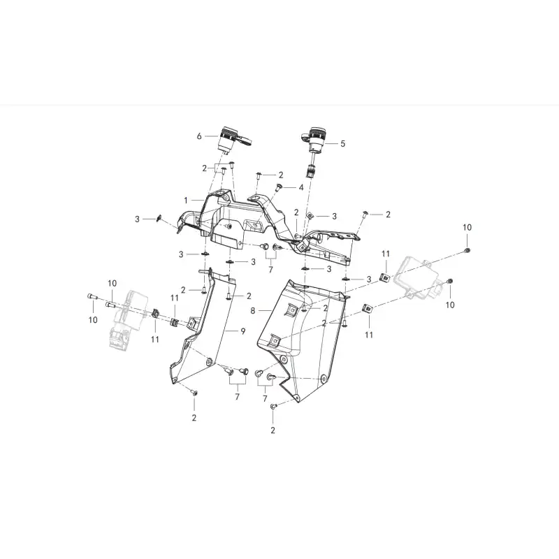 Cache Intérieur 10 – VIS M6X16 QJ Populaire