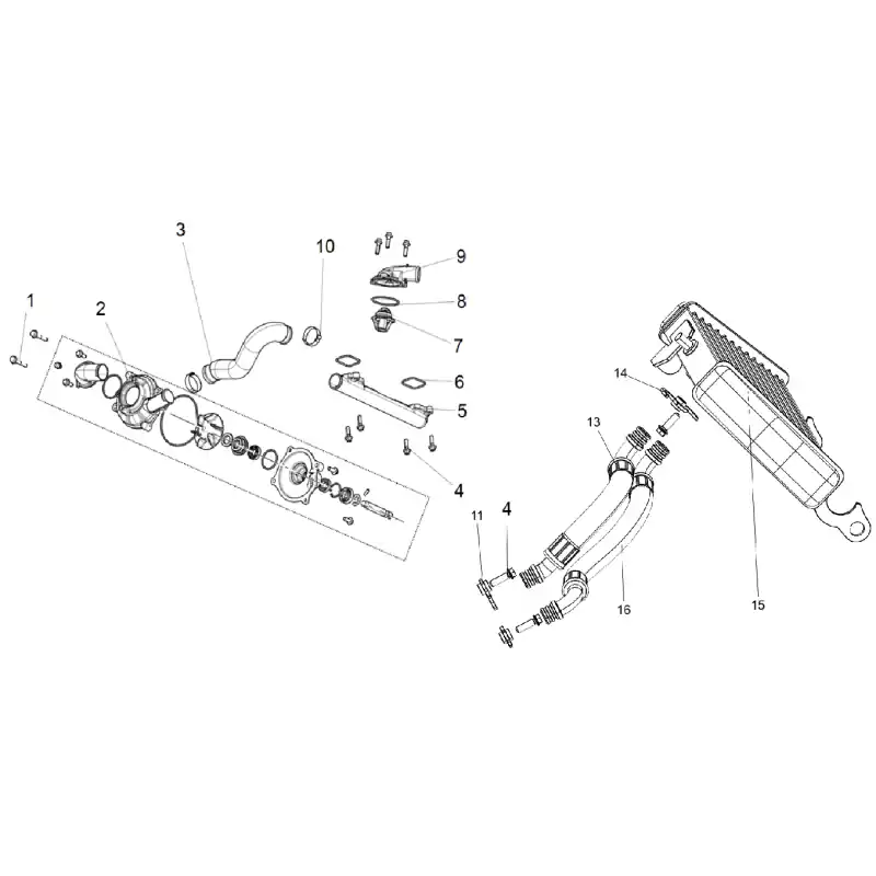 Pompe à Eau / Radiateur 1 – VIS M6X35 QJ Bon Marché