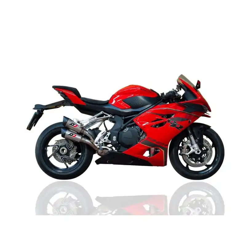 Promotion Demi-Ligne QD Exhaust Double Gunshot QJMOTOR SRK 921 RR