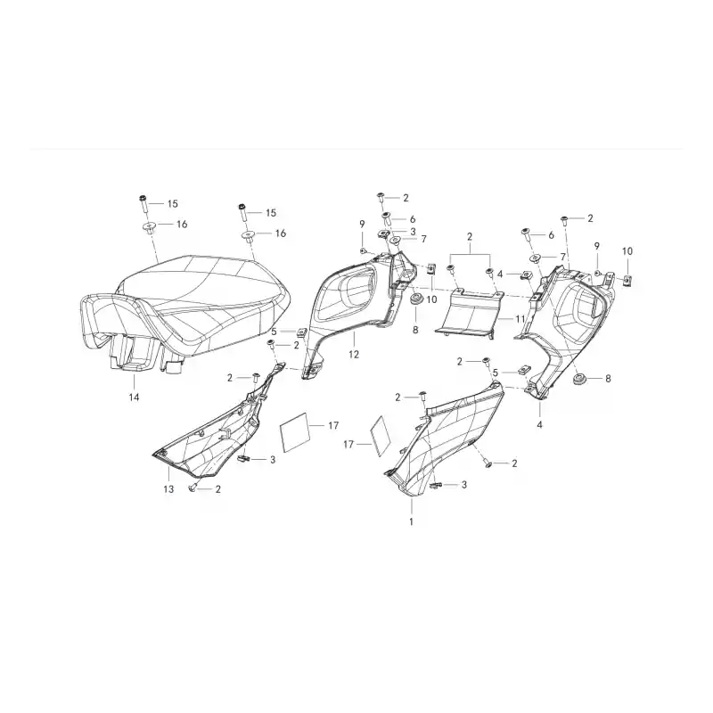 Coque Arrière / Selle Pilote 6 – VIS M6X20 QJ Certifié