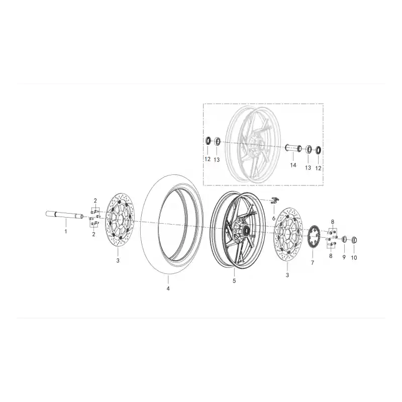 Dernière Chance Roue Avant 7 – DISQUE ABS AV SRK 800