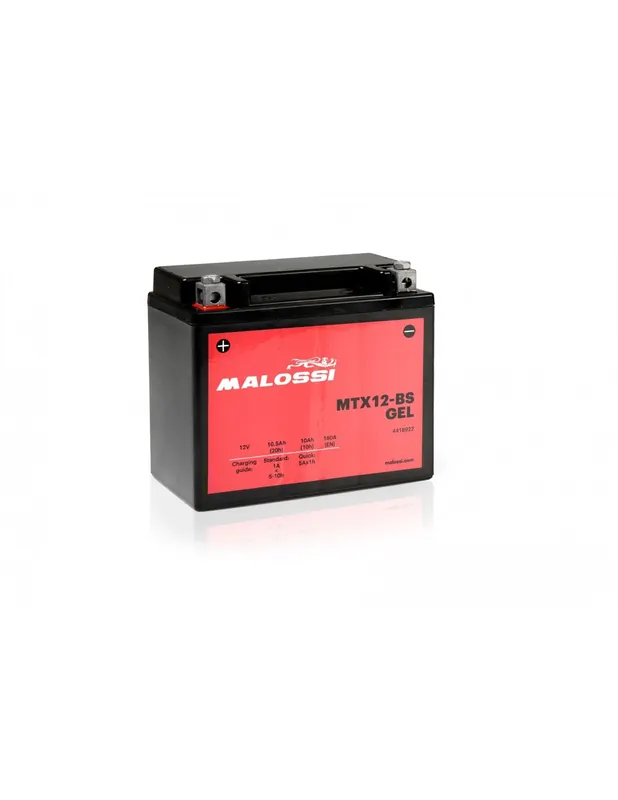Batterie Gel Malossi MTX12-BS ZONTES 350 D / E ZONTES 368 D / E / G Super Prix