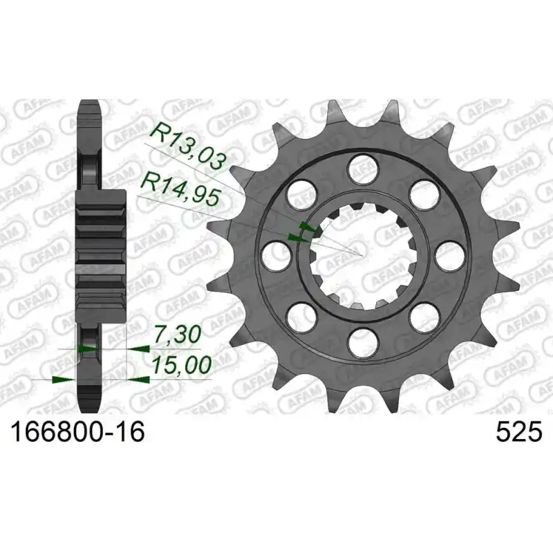 Bon Plan Pignon 16 dents pour chaine 525 BMW S 1000 RR
