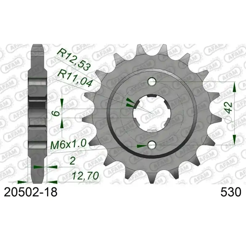 Achetez Aujourd&rsquo;hui Pignon 18 dents pour chaine 530