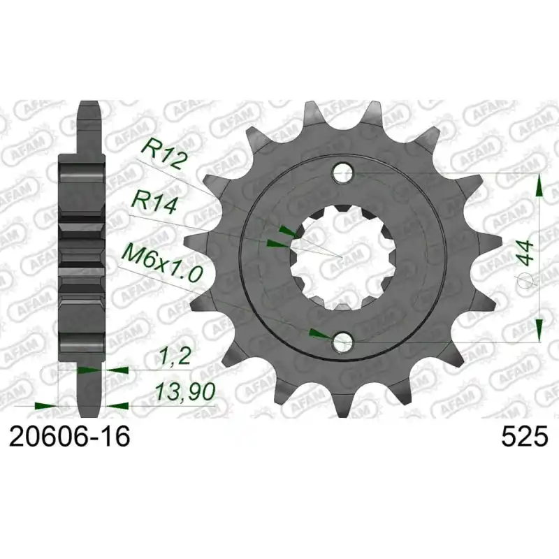 Acheter Direct Pignon 16 dents pour chaine 525