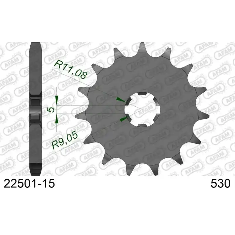 Vente Directe Pignon 15 dents pour chaine 530