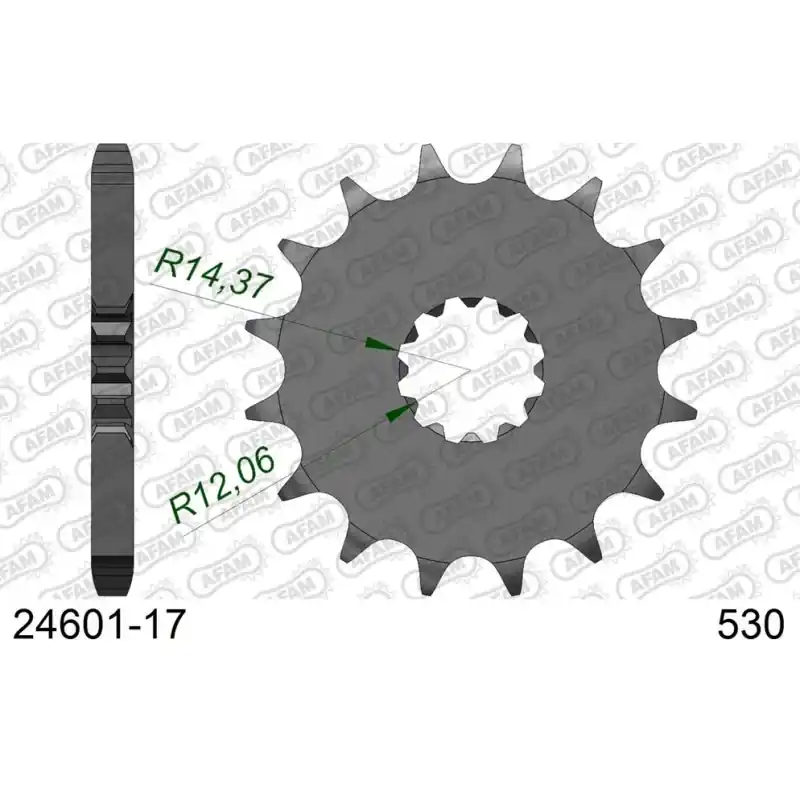 Super Prix Pignon 17 dents pour chaine 530