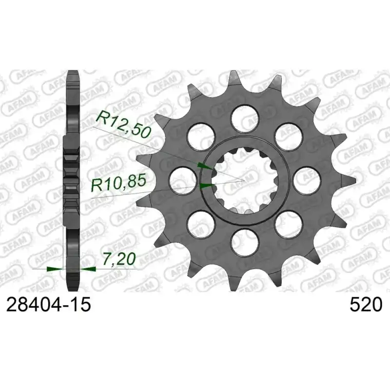 Solde Pignon 15 dents pour chaine 520