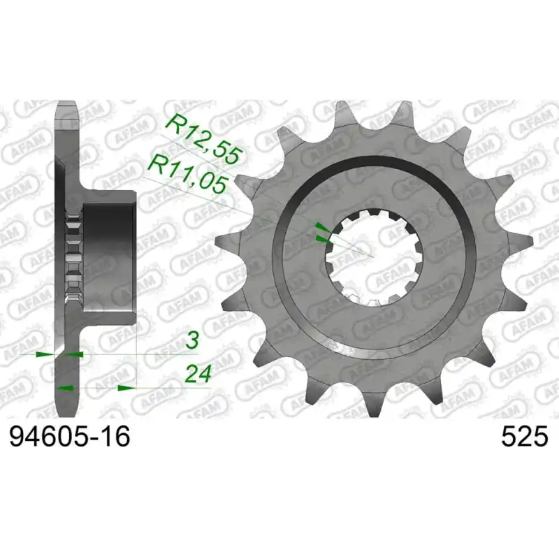 Affaire À Saisir Pignon 16 dents pour chaine 525