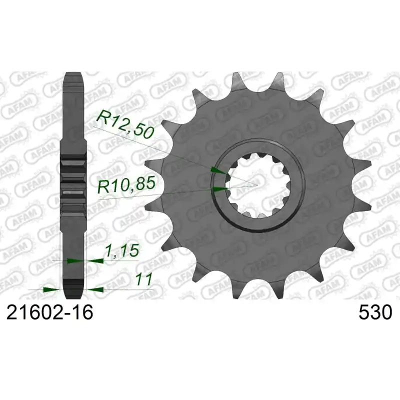 DID KIT CHAINE ACIER YAMAHA YZF 600 R6 -S Chaine 530 04-07 Seulement Aujourd&rsquo;hui