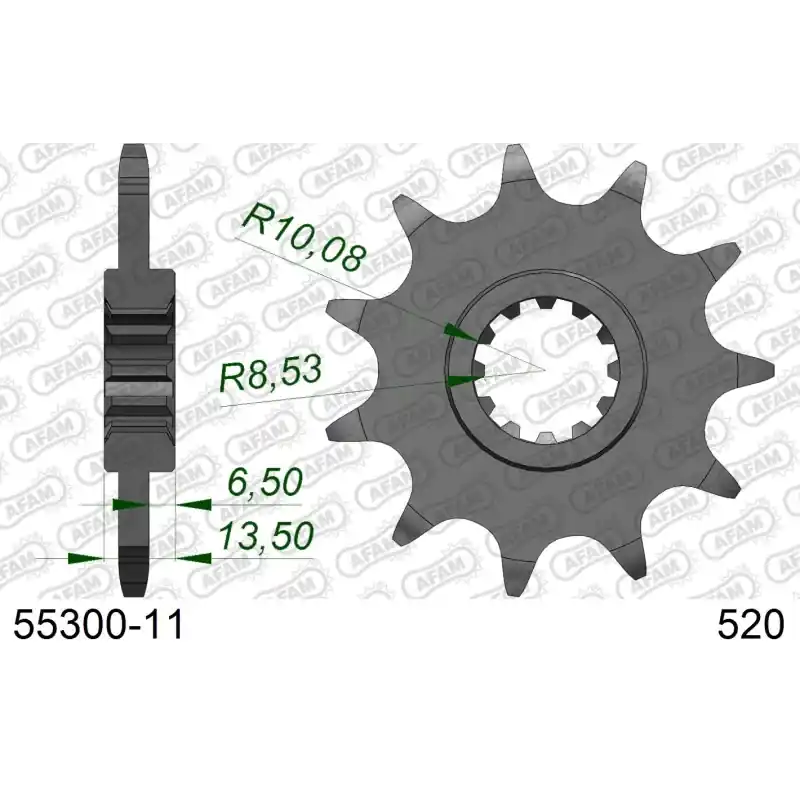 Populaire DID KIT CHAINE ALU FANTIC 240 TRIAL TX450