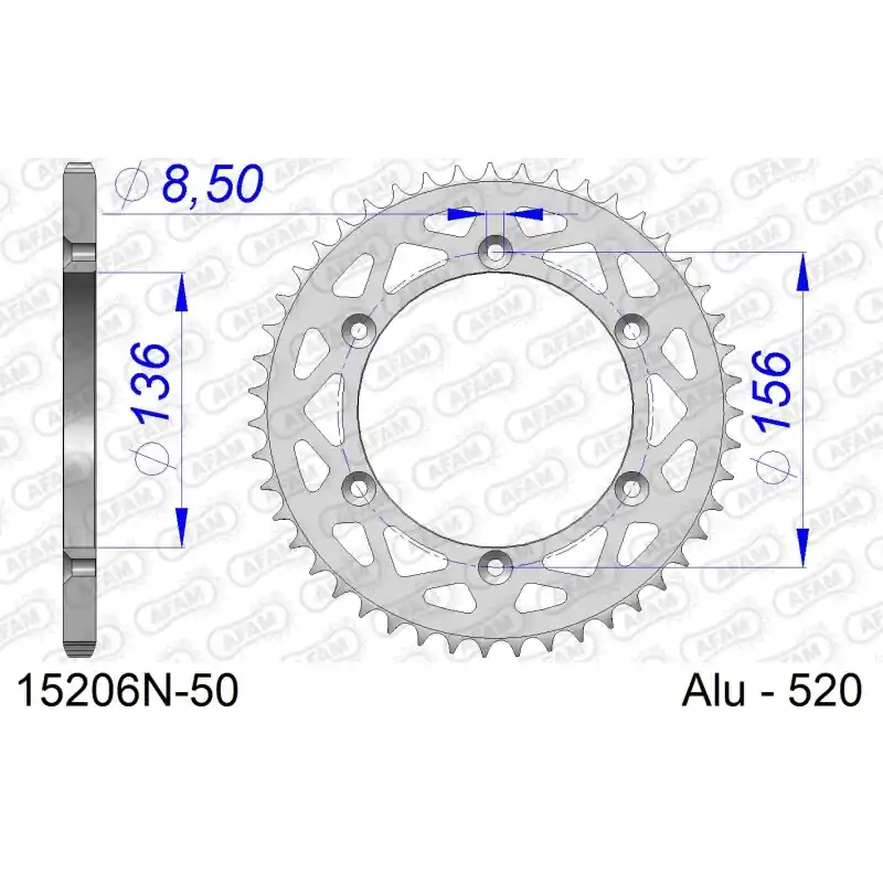 Meilleur Prix DID KIT CHAINE ALU HVA 250 TXC 2011-2012