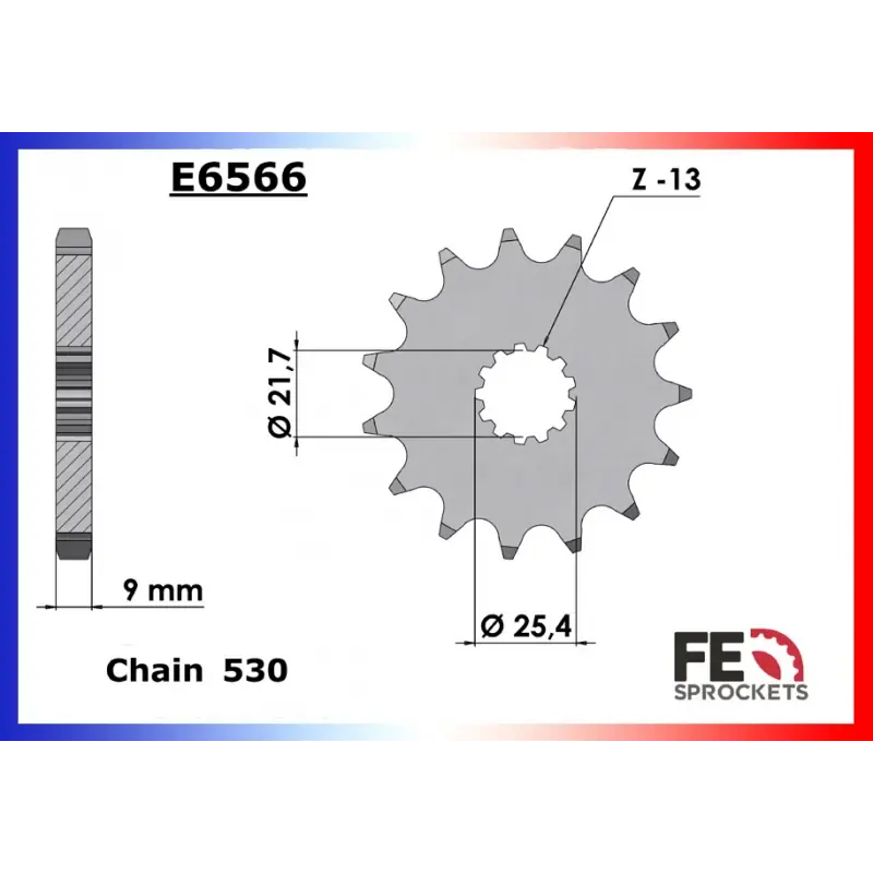 Vente Directe Pignon 16 dents pour chaine 530 – France Equipement 15913.E566.16