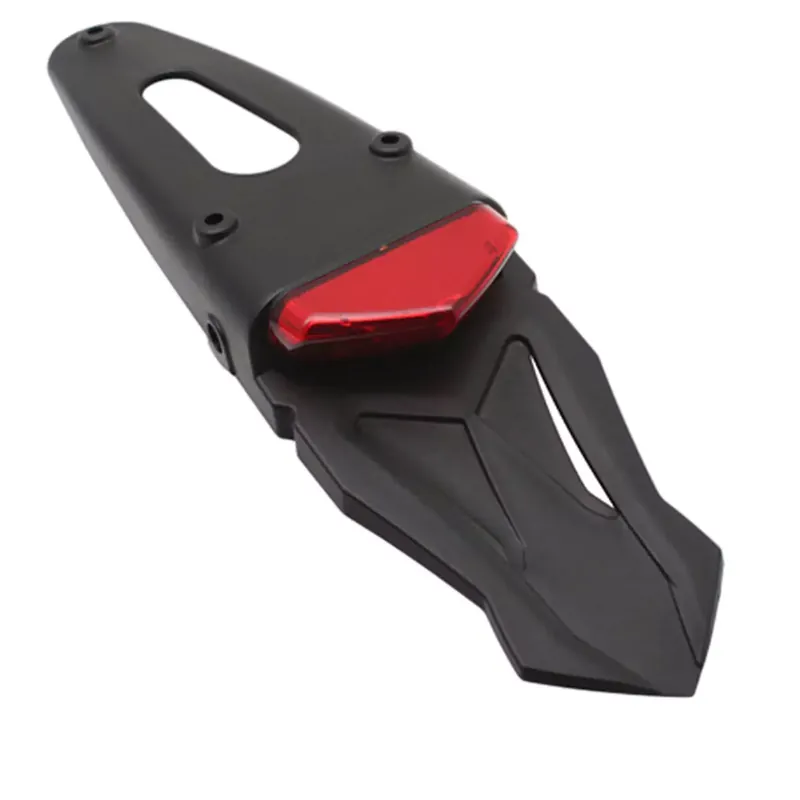 Certifié Support de plaque / bavette avec feu arrière à leds Rouge – Replay Wing