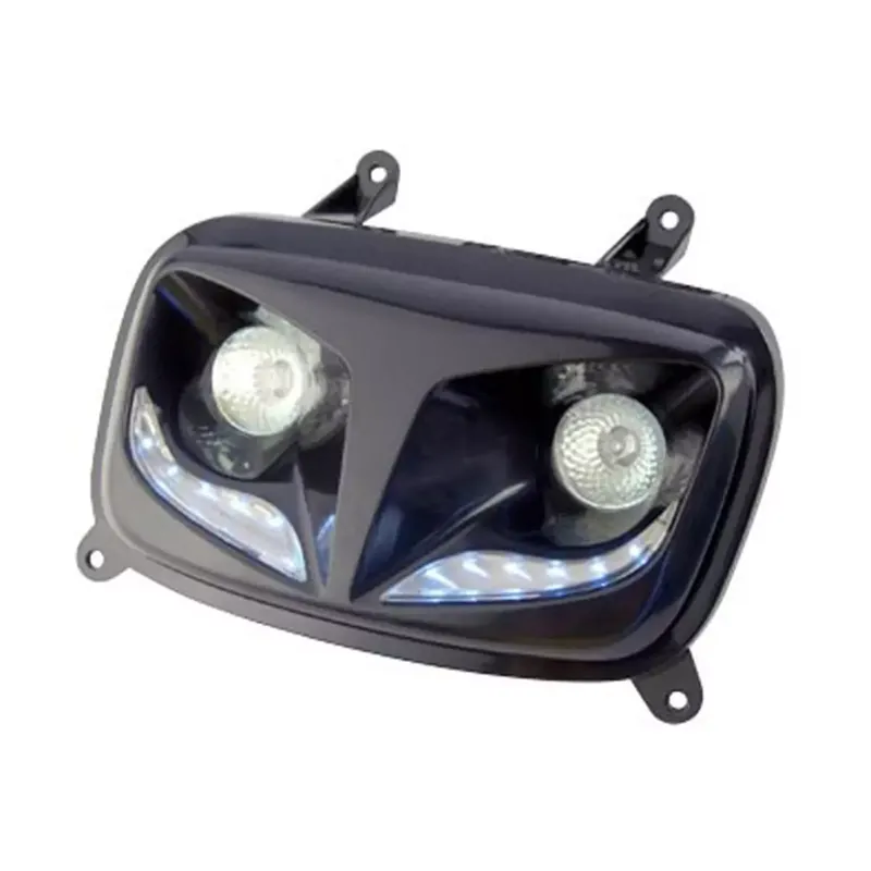 Double Optique MBK Booster YAMAHA Bw's à partir de 2004 – Eyelight Noir à leds Prix Cassé