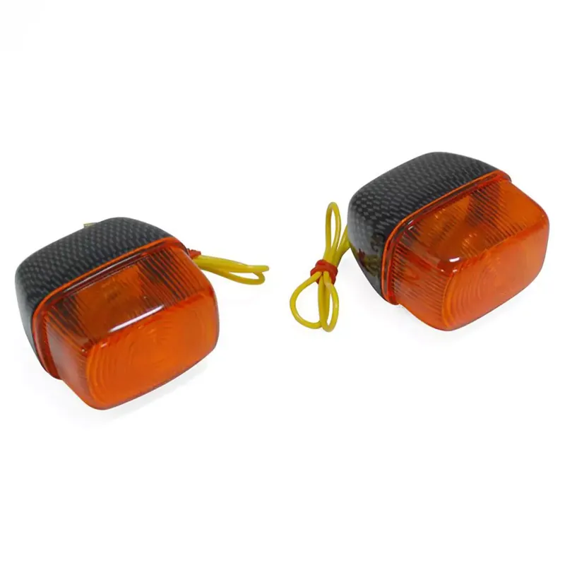 Bon Marché Clignotants avant Replay MBK Booster BWS 1990-2003 orange carbone (paire)