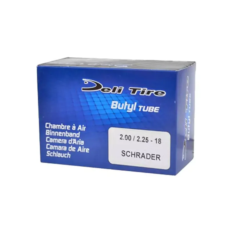Paiement Sécurisé Chambre à Air 18 / 19 pouces 2×18 / 2 1/4×18 / 2×19 – Valve Schrader DELI