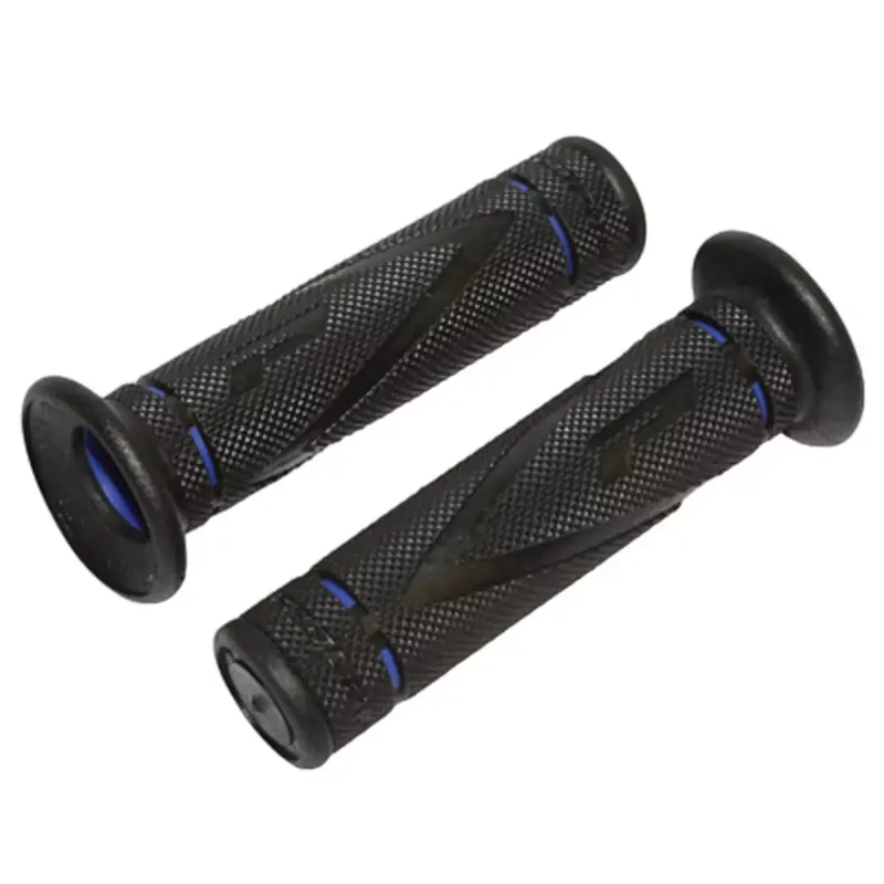 Commander Maintenant Poignées de Guidon – Progrip 838 On Road Closed End Bleu / Noir