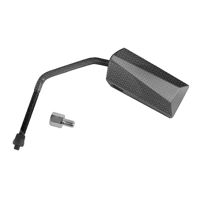 Petit Prix Rétroviseur TNT F11 EVO réversible M8 imitation carbone mat avec adaptateur