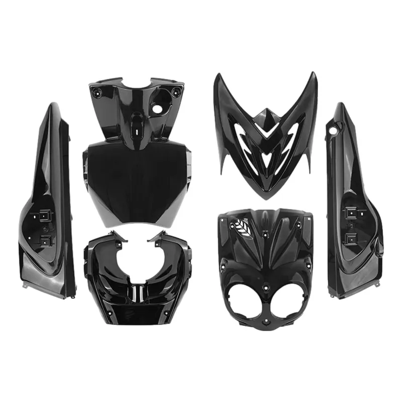 Kit Carénages / Carrosserie MBK Stunt YAMAHA Slider – Noir Brillant 6 pièces Populaire
