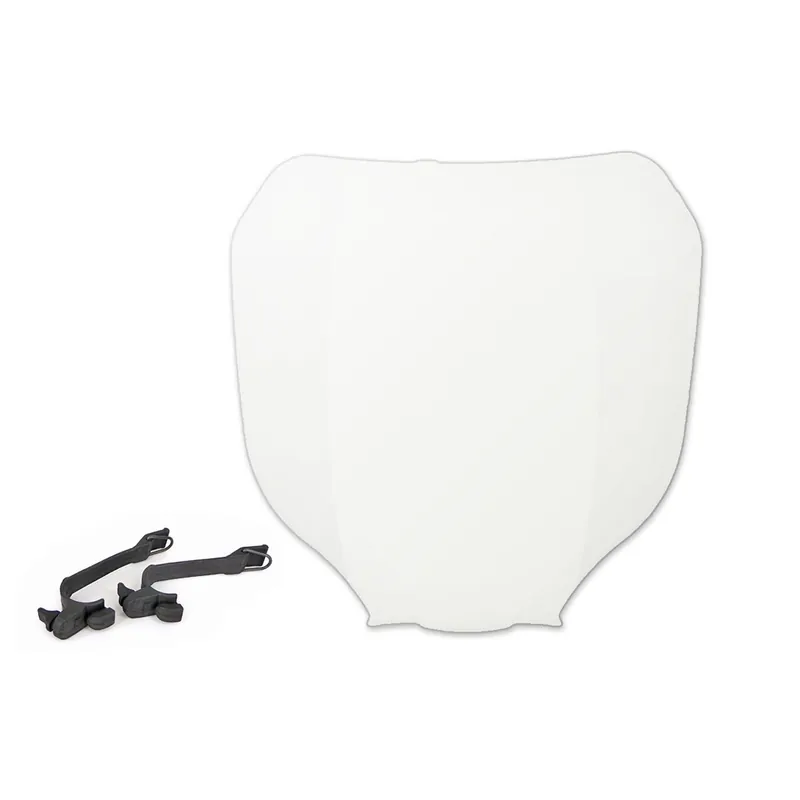 Tête de Fourche / Plaque Frontale Numéro – Cross Blanc Offre Exclusive