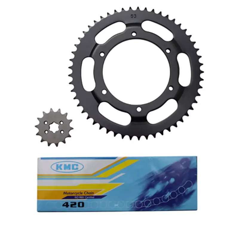 Pas Cher Kit chaîne Derbi GPR 1997 à 2003 – 14 x 53 420 / 108mm KMC