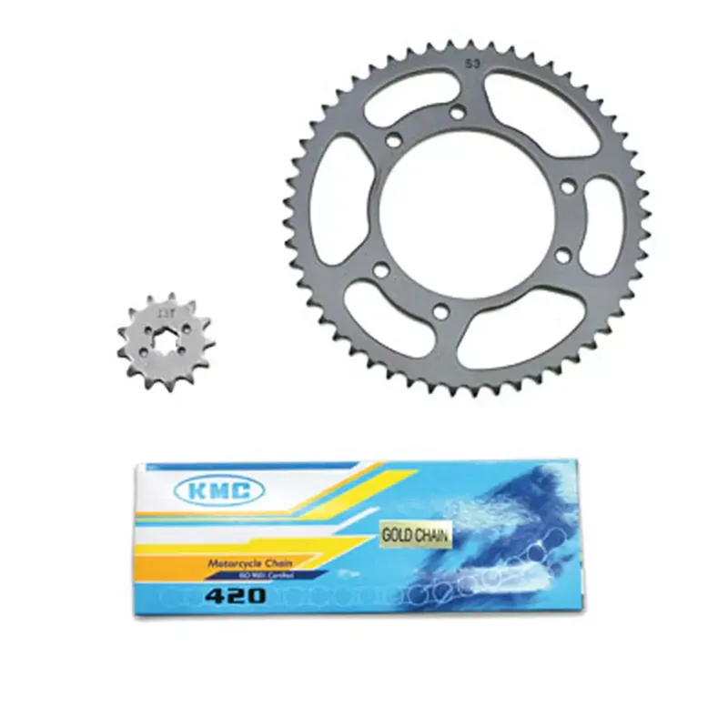 Kit chaîne Derbi Senda de 2000 à 2001- 13 x 53 420 / 105mm KMC Pas Cher