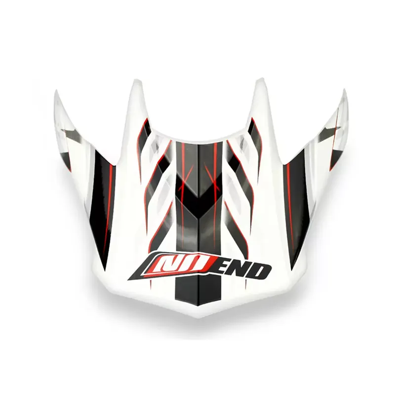 Visière Casque Cross – NoEnd Defcon 5 Blanc/Rouge Petit Prix