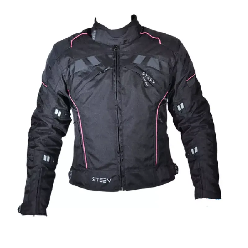Nouvel Arrivage Blouson Femme – STEEV Targa V2 Noir/Rose XS